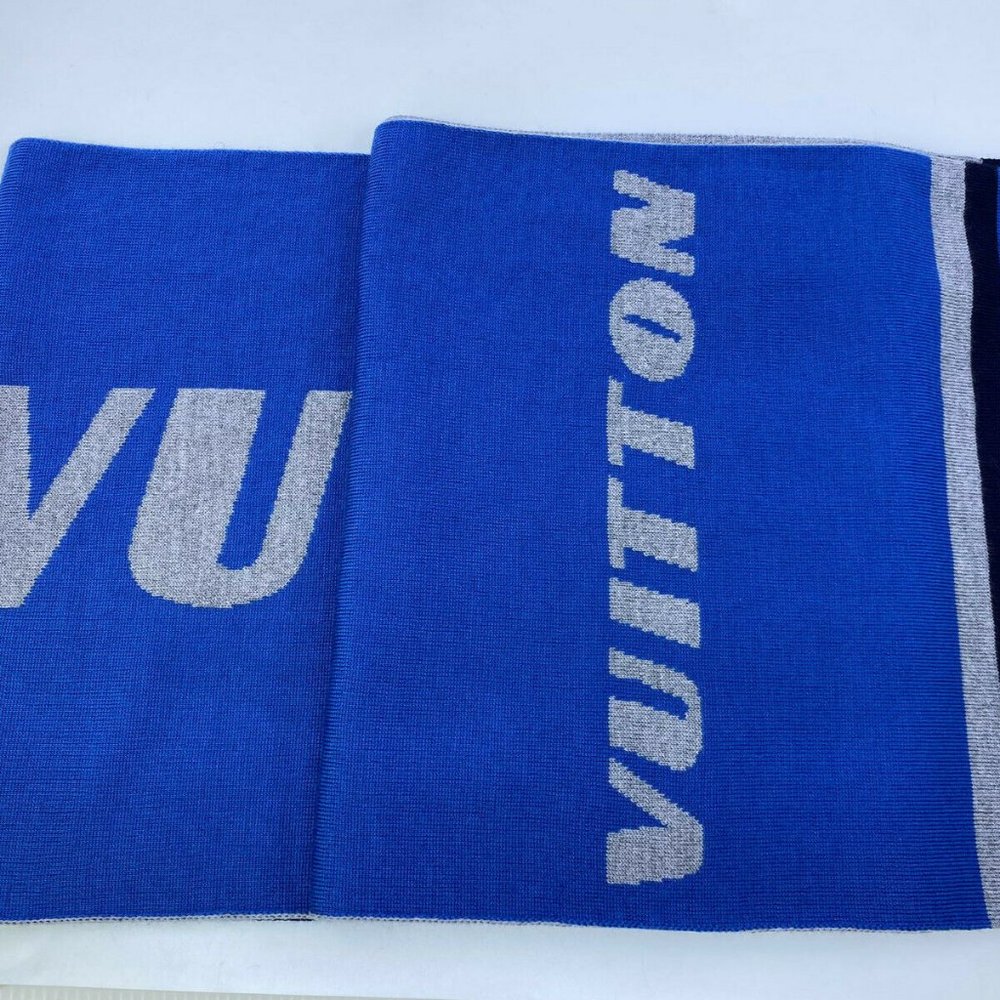 New Authentic Louis Vuitton 100% Wool LV Forward Scarf M73418 - Picture 5 of 12